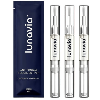 Lunavia Antifungal Pen – Cures Most Athlete’s Foot, Jock Itch, and Ringworm - 25% Undecylenic Acid with added Tea Tree, Jojoba, Clove Bud Oils & Aloe- 1-Pack Twist Pen(3ML Volume)