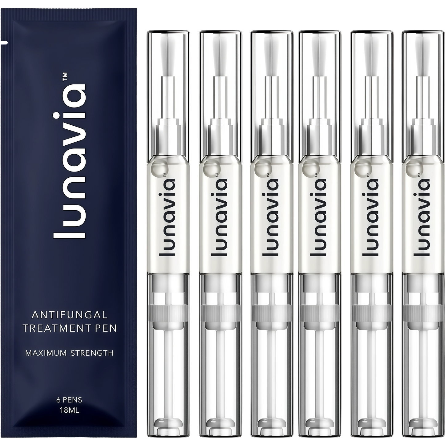 Lunavia Antifungal Pen – Cures Most Athlete’s Foot, Jock Itch, and Ringworm - 25% Undecylenic Acid with added Tea Tree, Jojoba, Clove Bud Oils & Aloe- 1-Pack Twist Pen(3ML Volume)